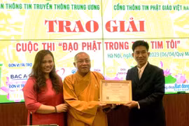 Six works win prizes in writing contest on Buddhism