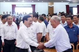 President Vo Van Thuong meets with voters in Da Nang city