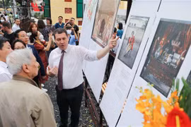Photos depict the start of Western-style city in Hanoi