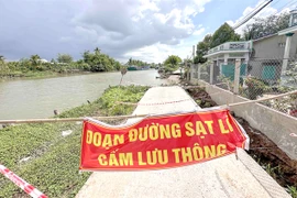 Can Tho city faces serious erosion along rivers