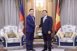Vietnamese, Cambodian PMs meet on sidelines of ASEAN-GCC Summit