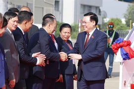 NA Chairman arrives in Vientiane, beginning working trip in Laos