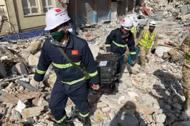 Vietnamese military rescue force discovers earthquake victim points in Turkey