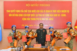 Vietnam to send four more officers to UN peacekeeping missions
