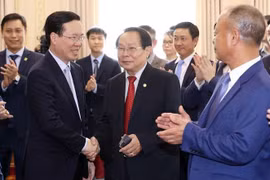 President offers encouragement to Vietnamese community in Laos
