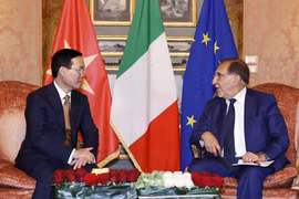 President Vo Van Thuong meets with Italian Senate President