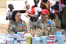 Vietnamese “blue beret” doctors mark their day in South Sudan