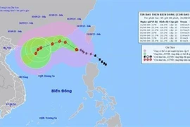 Typhoon Saola causes strong wind at sea