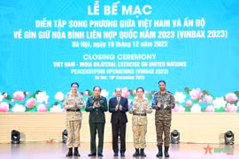 Vietnam, India wrap up joint peacekeeping exercise