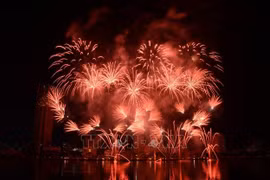 French, Canadian teams compete at Da Nang Fireworks festival