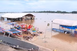 Mekong River water levels on the rise