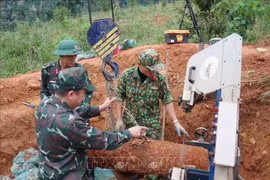 Wartime bombs safely disposed of in Quang Tri