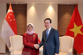 Greetings sent to Singapore on anniversaries of relations