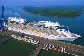 Luxurious cruise ship brings over 3,800 visitors to Vietnam