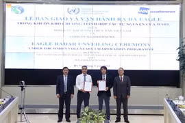 X-band radar operated to forecast rains in Hanoi
