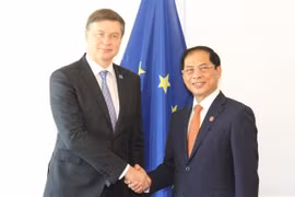 Vietnamese Foreign Minister meets officials of Brazil, France, EC, Canada in Paris