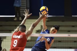 Volleyball striker Tu Thanh Thuan smashes points record at SEA Games 32