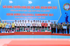 Vietnam triumphs at ASEAN Army Men’s Volleyball Tournament 2023 