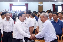 President Vo Van Thuong meets with voters in Da Nang city