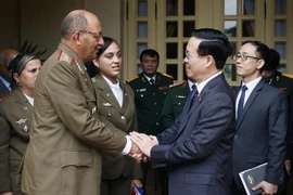 State leader hosts Chief of General Staff of Cuban Revolutionary Armed Forces