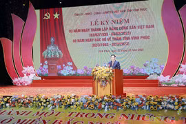 NA Chairman attends ceremony marking 60 years since Uncle Ho's visit to Vinh Phuc