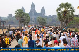 Cambodia welcomes 2.1 mln int'l tourists in first five months 