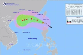 Typhoon Saola enters East Sea