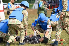 Field exercise held to improve prospective peacekeepers' capacity