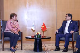 PM meets with IMF Managing Director in Indonesia