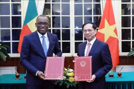 Foreign Ministers of Vietnam, Benin hold talks
