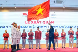 Send-off ceremony for Vietnamese athletes to 19th ASIAD