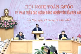 National teleconference talks development of cultural industries