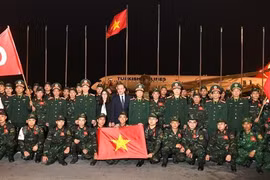 Vietnamese servicemen set off for rescue operations in Turkey
