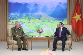 PM Pham Minh Chinh welcomes Cuban Minister of Revolutionary Armed Forces