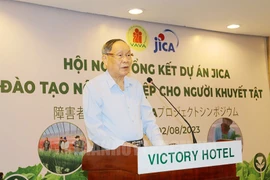 JICA helps develop vocational training for AO victims