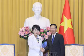 President Vo Van Thuong hosts Japanese Foreign Minister