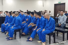 Defendants at the court (Photo: VNA)