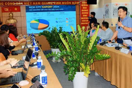 At the press conference. (Photo: hanoimoi.vn)