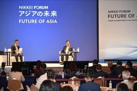 Vietnamese Deputy Prime Minister Le Minh Khai at the forum. (Photo: VNA)