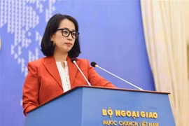 Spokeswoman of the Vietnamese Ministry of Foreign Affairs Pham Thu Hang. (Photo: VNA)