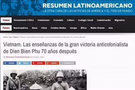 An article published on Resumen Latinoamericano on May 3