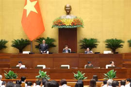 An overview of the 15th National Assembly's seventh session on May 21 (Photo: VNA)