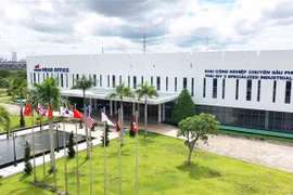 The industrial real estate market, particularly in the southern region, holds steady in the first months of this year. (Photo: VNA)