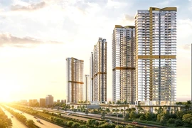 The Eaton Park Project in HCM City. The project covers an area of approximately 3.77 hectares and will have about 2,000 units. (Photo Courtesy Gamuda Land)