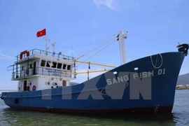 Quang Tri launches first steel-hulled fishing boat under Decree 67