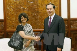 President Tran Dai Quang thanks out-going UN Resident Coordinator 