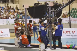 National Robocon final gets underway in Ninh Binh