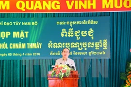 Khmer ethnic people celebrate New Year festival 