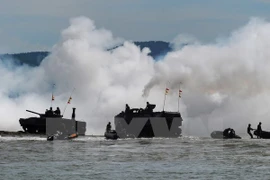 ADMM-Plus military drill undergoing in Brunei