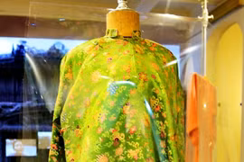 Old, rare ao dai collection displayed in Hue